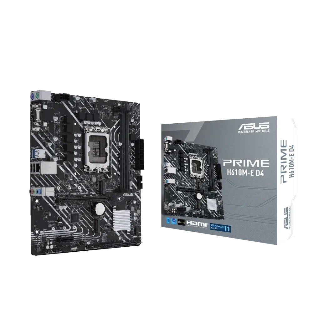 Motherboard ASUS PRIME H610M-E D4 DDR4 mATX Intel 12ª 13ª LGA1700